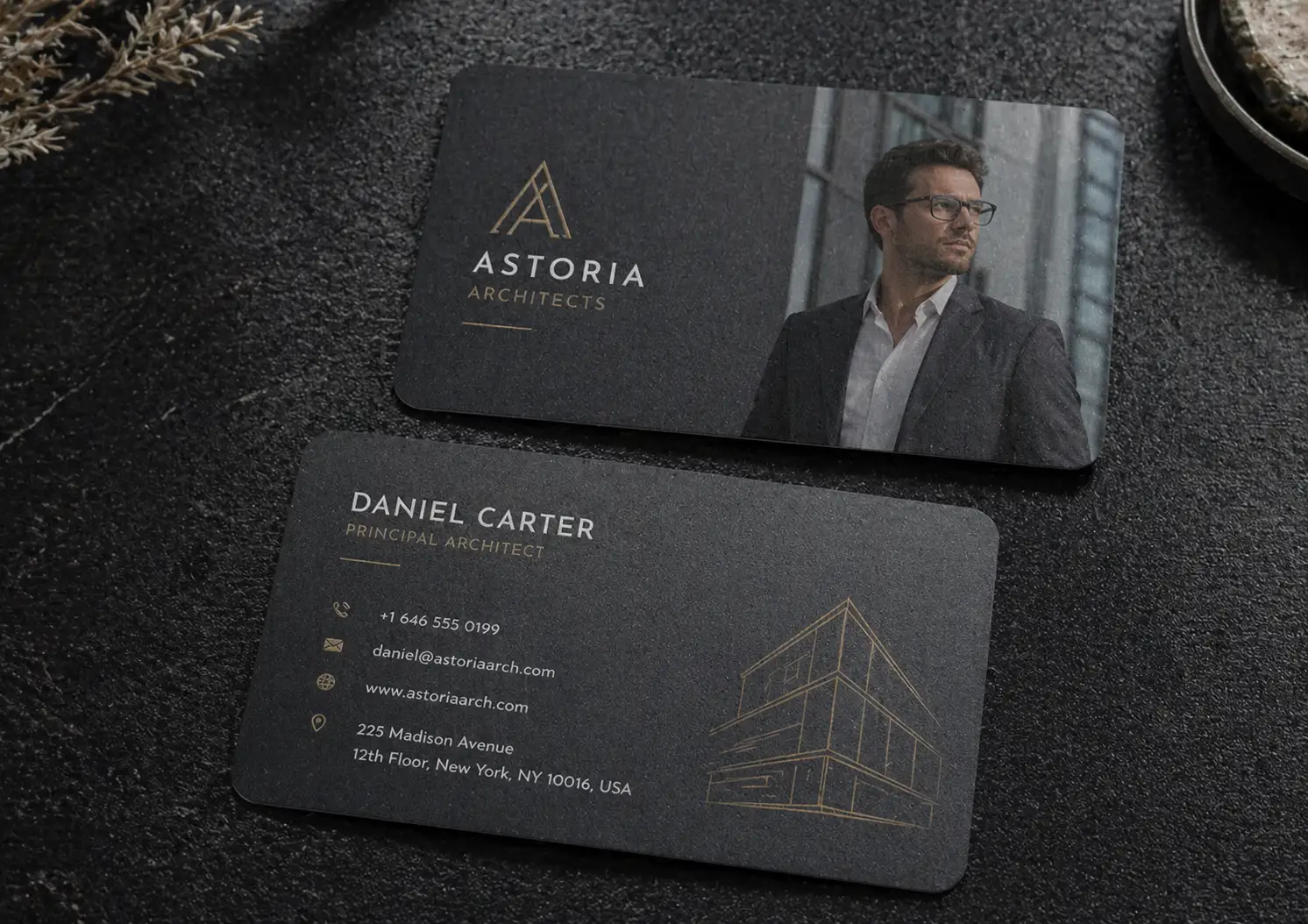 Matte Black Photo PVC Card