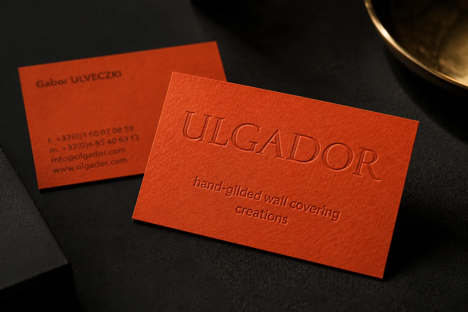 Eco friendly business cards with FSC certified recyclable paper options
